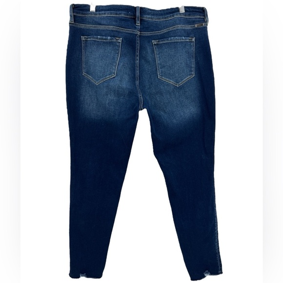 KanCan Distress Skinny stretch Frayed Hem Jean’s SZ 3XL New - Picture 2 of 7